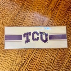 P. Graham Dunn TCU Texas Christian University Horned Frogs Sign 10”x3 3/14”